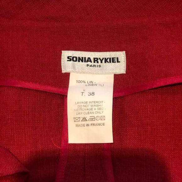 🌸Host Pick🌸 Sonia Rykiel Paris Linen Jacket - Picture 4 of 7